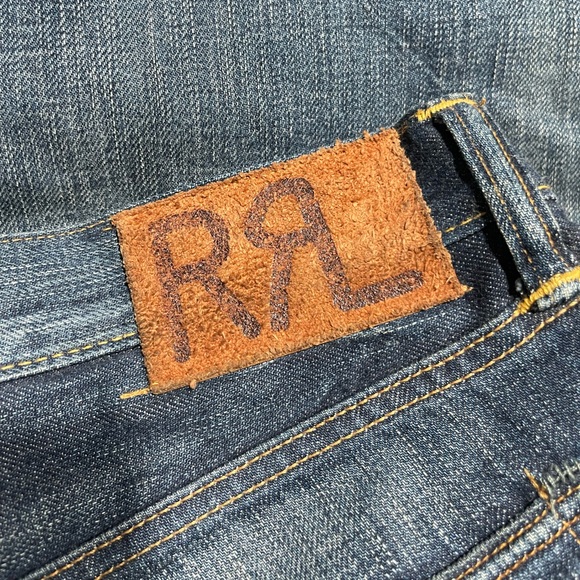 Ralph Lauren Double RL | Japan Woven Selvedge Slim Fit Jeans Size: 36 x 32 - Picture 2 of 7